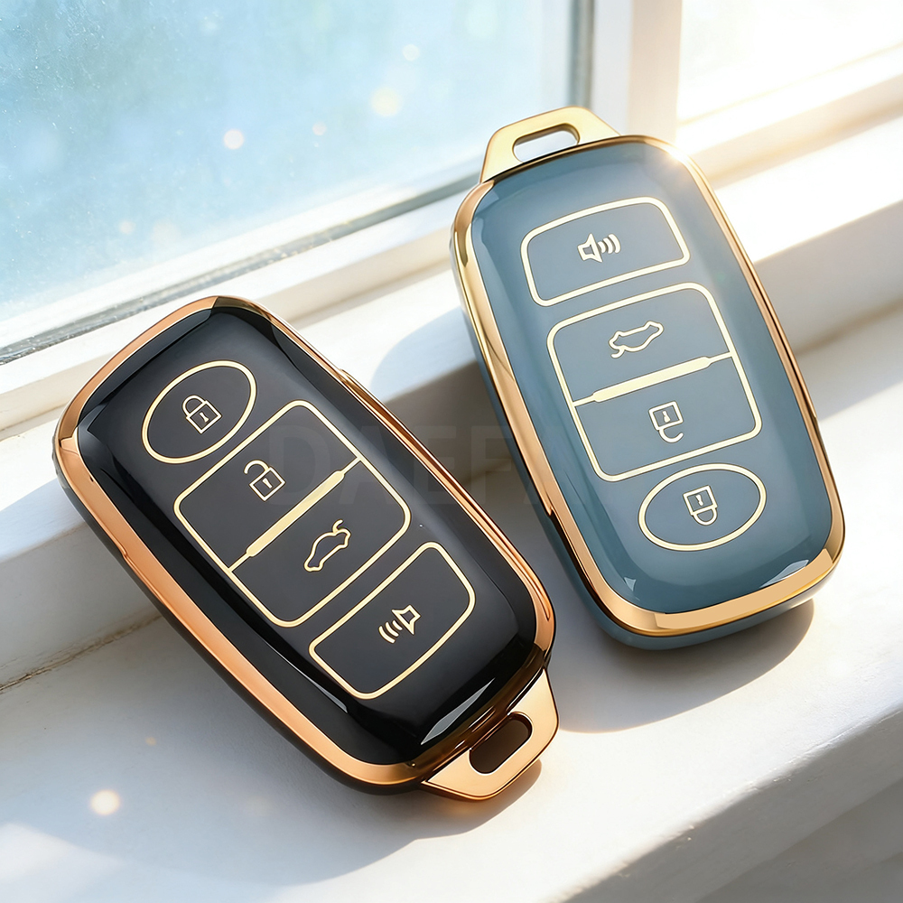 Car Accessories Malaysia - 4 Buttons Car Key Fob TPU