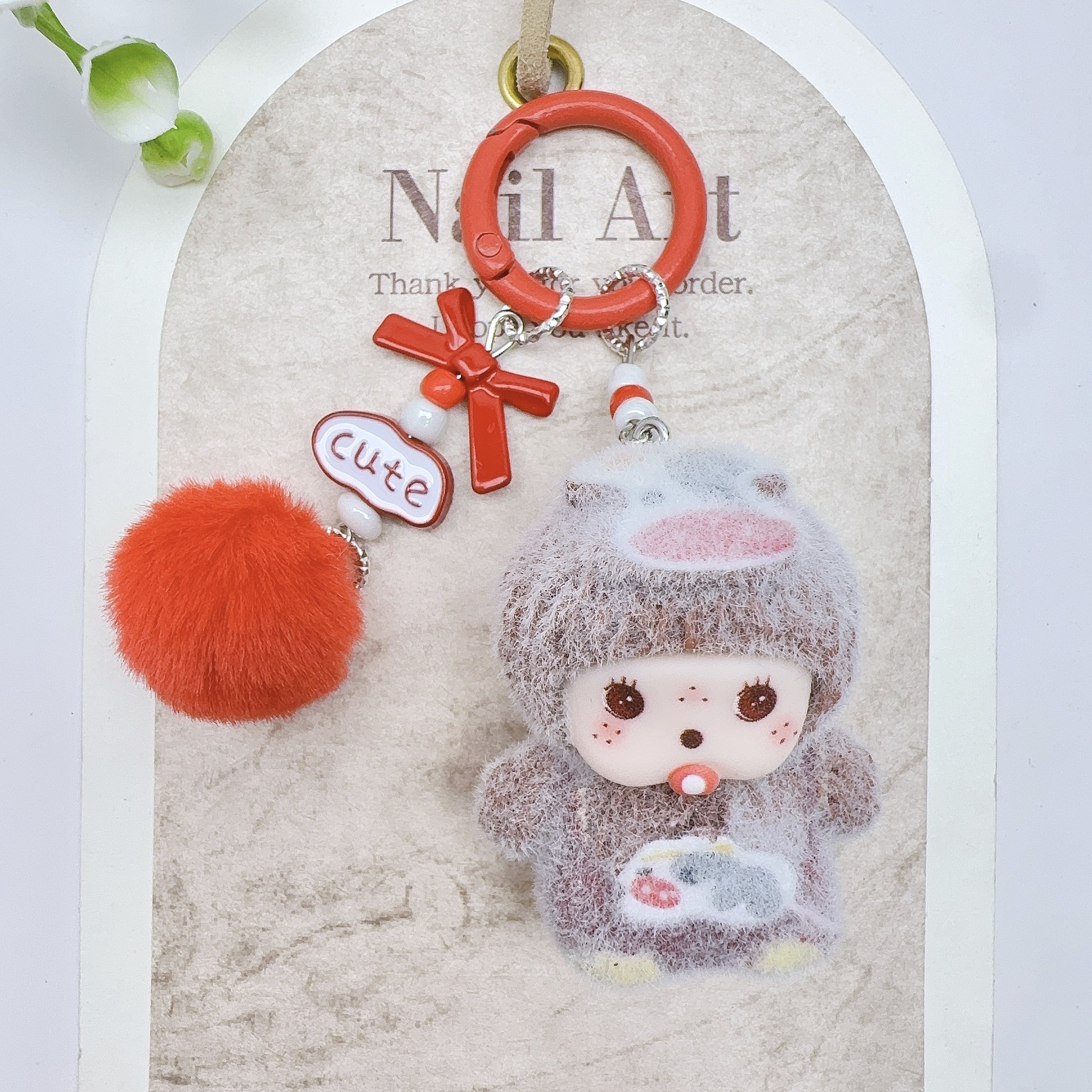 New model Monchhichi Keychain  - огляд і ціна Car Accessories Cute