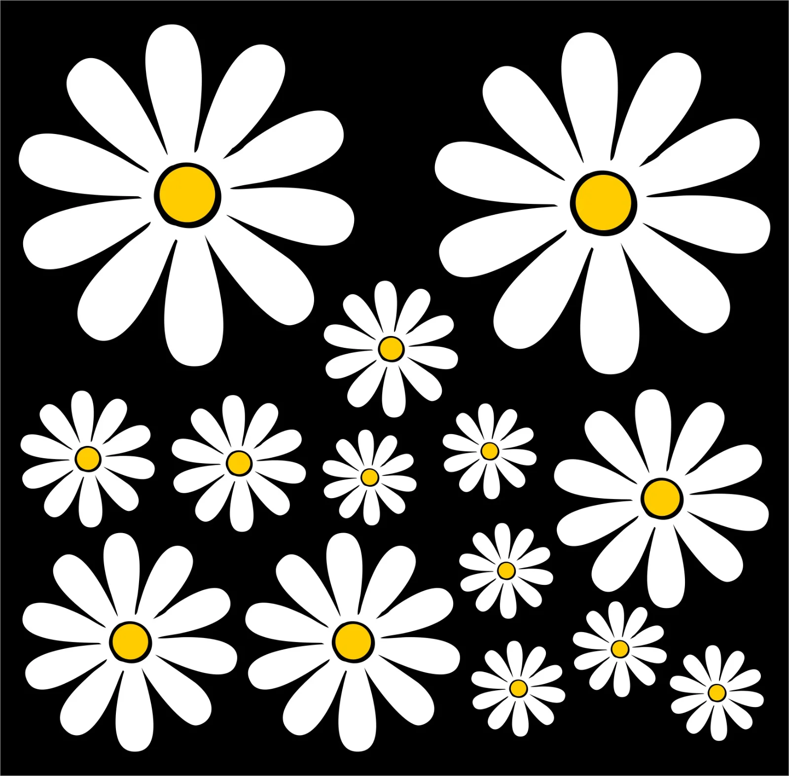15cm Daisy Exterior Cute, PVC  - огляд і ціна Car Accessories Quotes