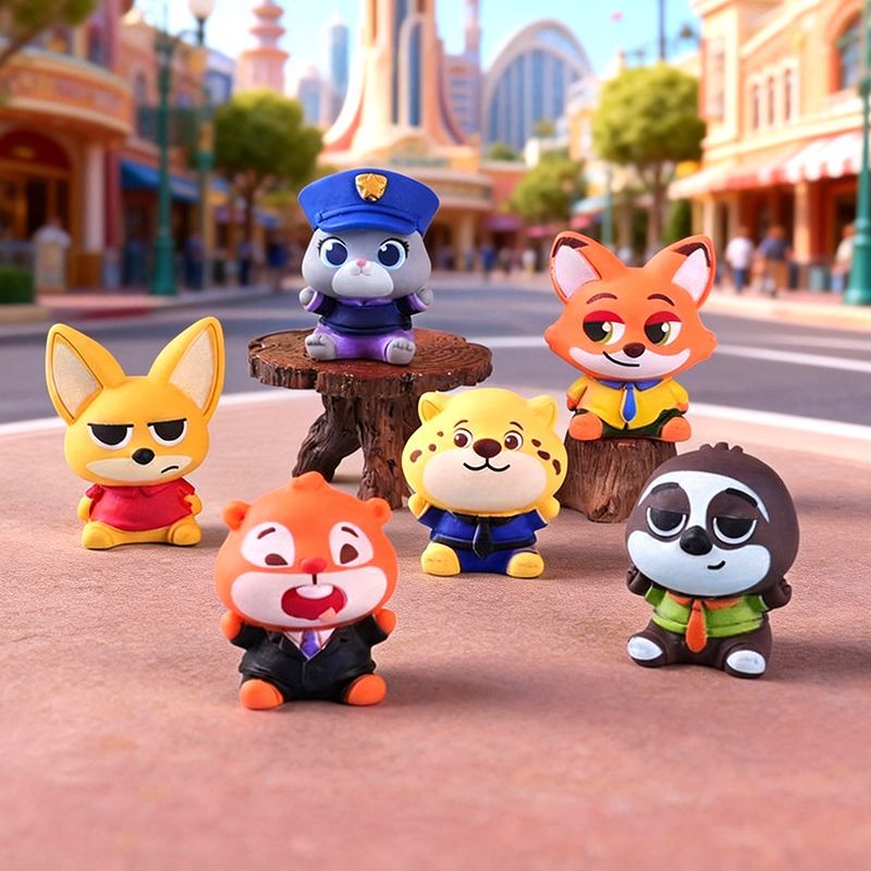 Zootopia resin small figurine  - огляд і ціна Car Accessories Cute