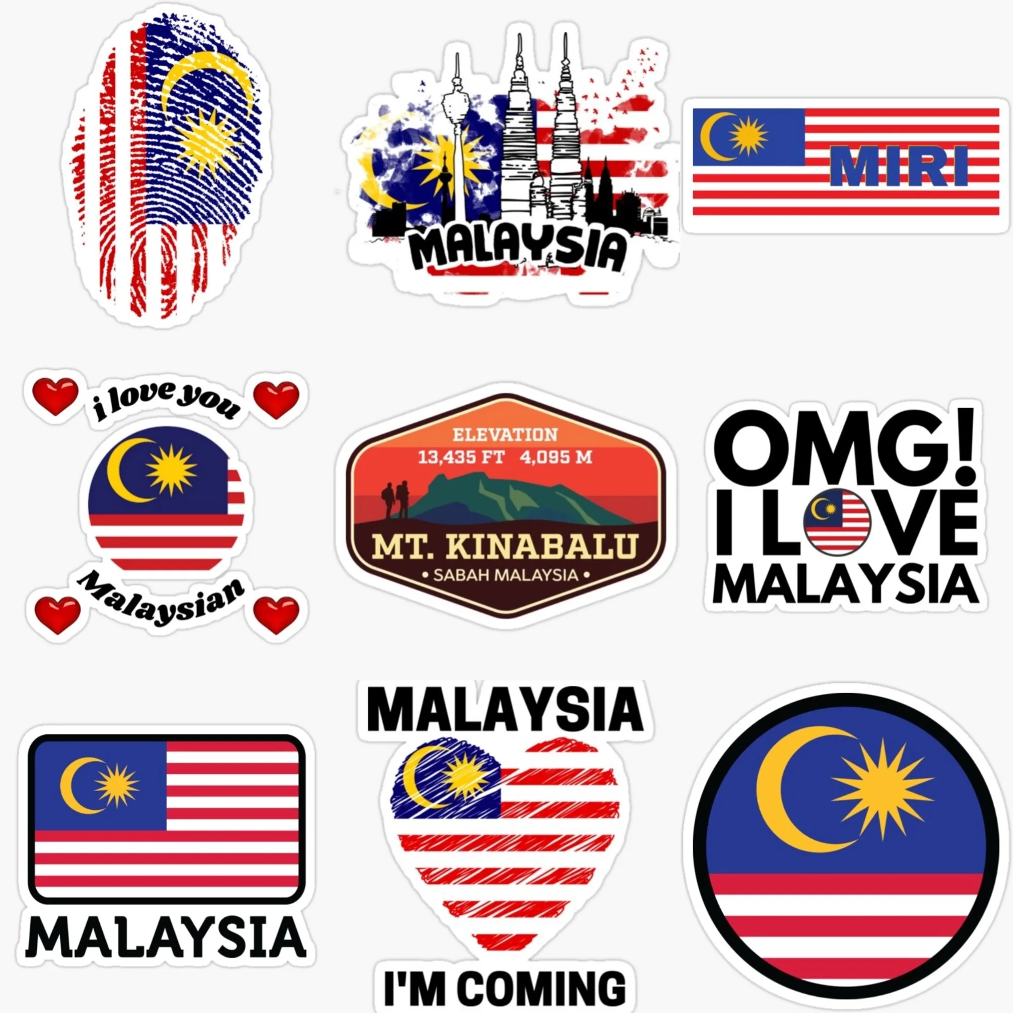 Malaysia Flag Emblem Creative  - огляд і ціна Car Accessories Malaysia