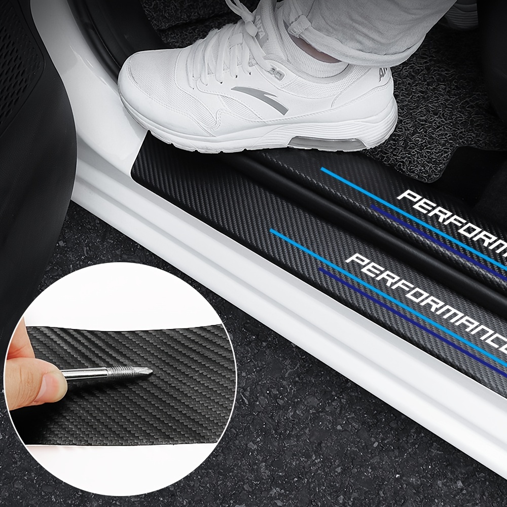 4pcs Carbon Fiber Sill Plate S - огляд і ціна Car Accessories Quotes