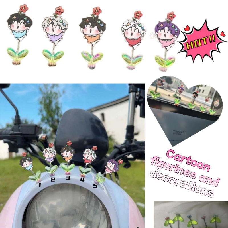5PCS  Love and Deep Space Anim - огляд і ціна Car Accessories Cute
