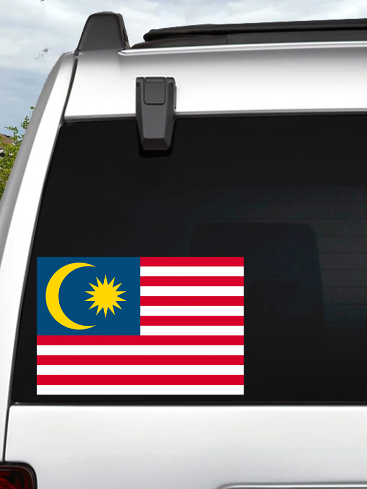 Flag of Malaysia Car Stickers  - огляд і ціна Car Accessories Malaysia