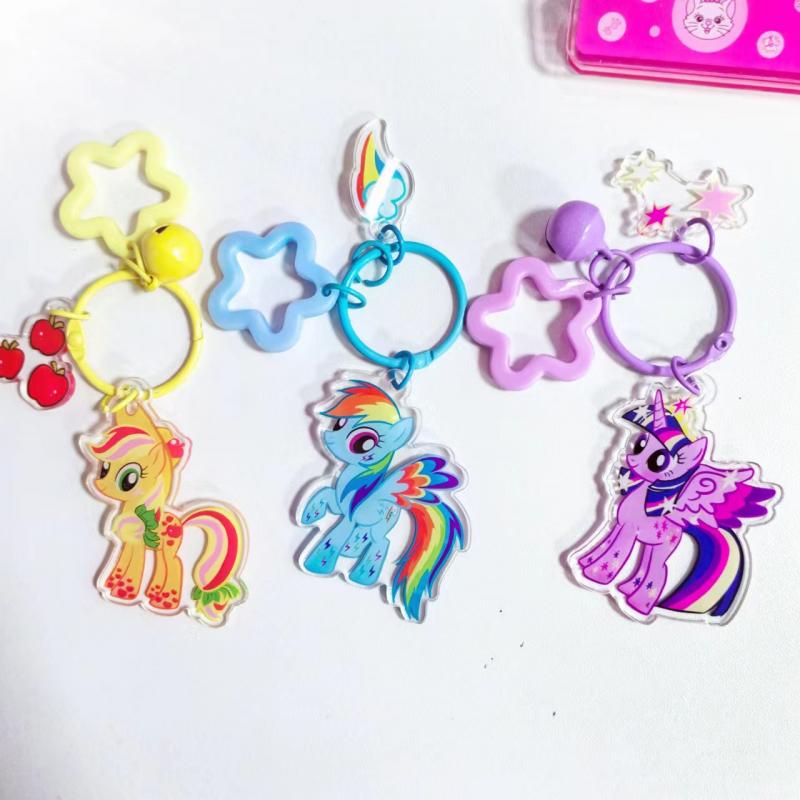 Anime Kawaii Unicorn Keychain  - огляд і ціна Car Accessories Cute