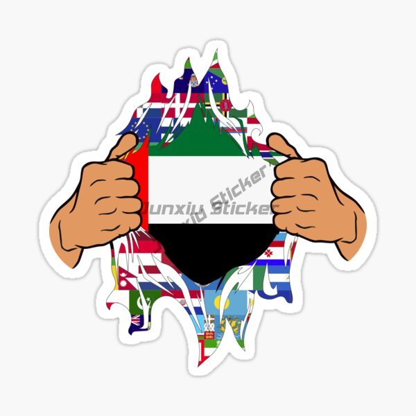 UAE Scenic Dubai Flag Map Land - огляд і ціна Car Accessories In Dubai