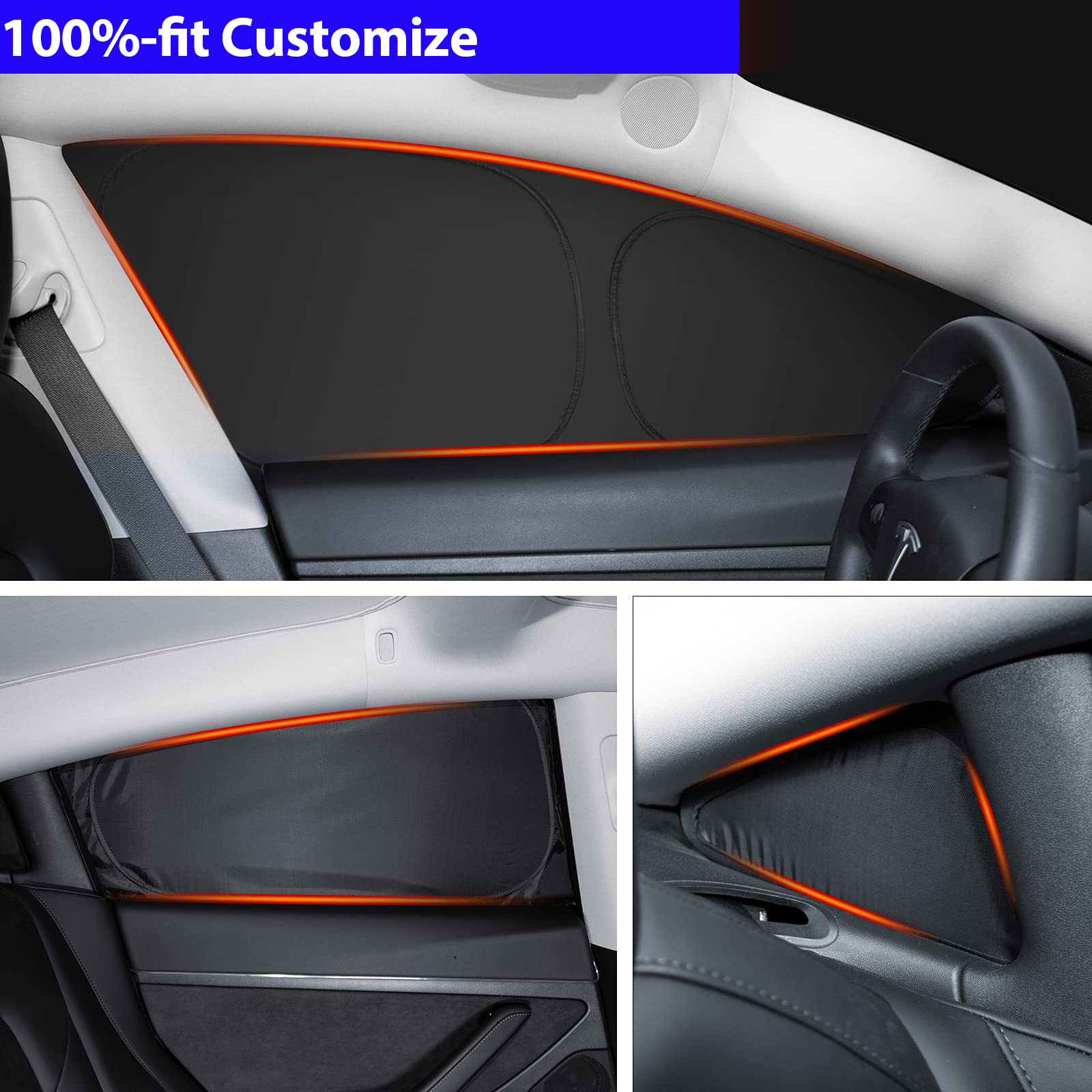 Car Sunshade for Tesla Model 3 - огляд і ціна Automatic Car Sunshade