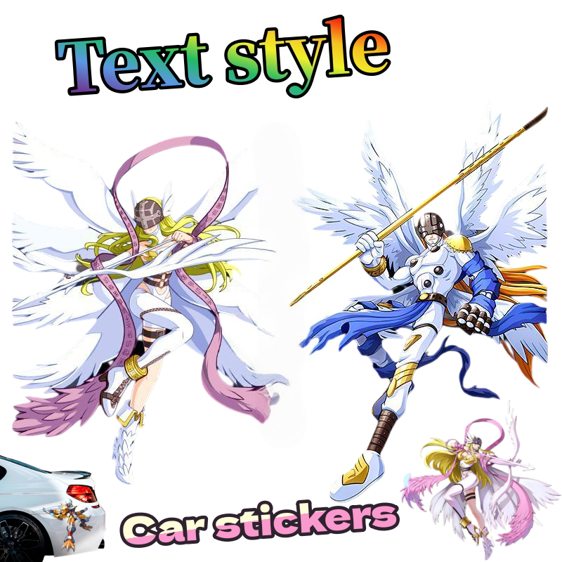 Digimon Car Sticker Cute Fashi - огляд і ціна Car Accessories Cute