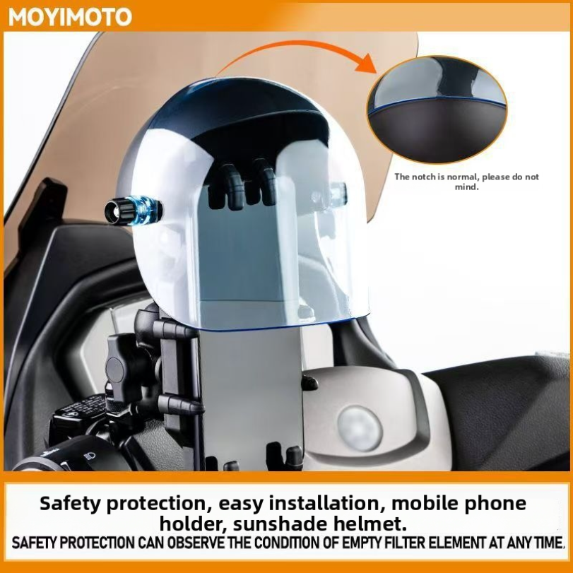Motorcycle Phone Holder With E - огляд і ціна Automatic Car Sunshade