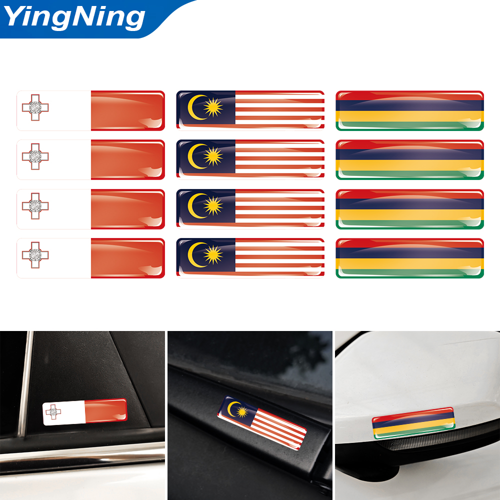 4PCS 3D Epoxy Domed Sticker Ma - огляд і ціна Car Accessories Malaysia
