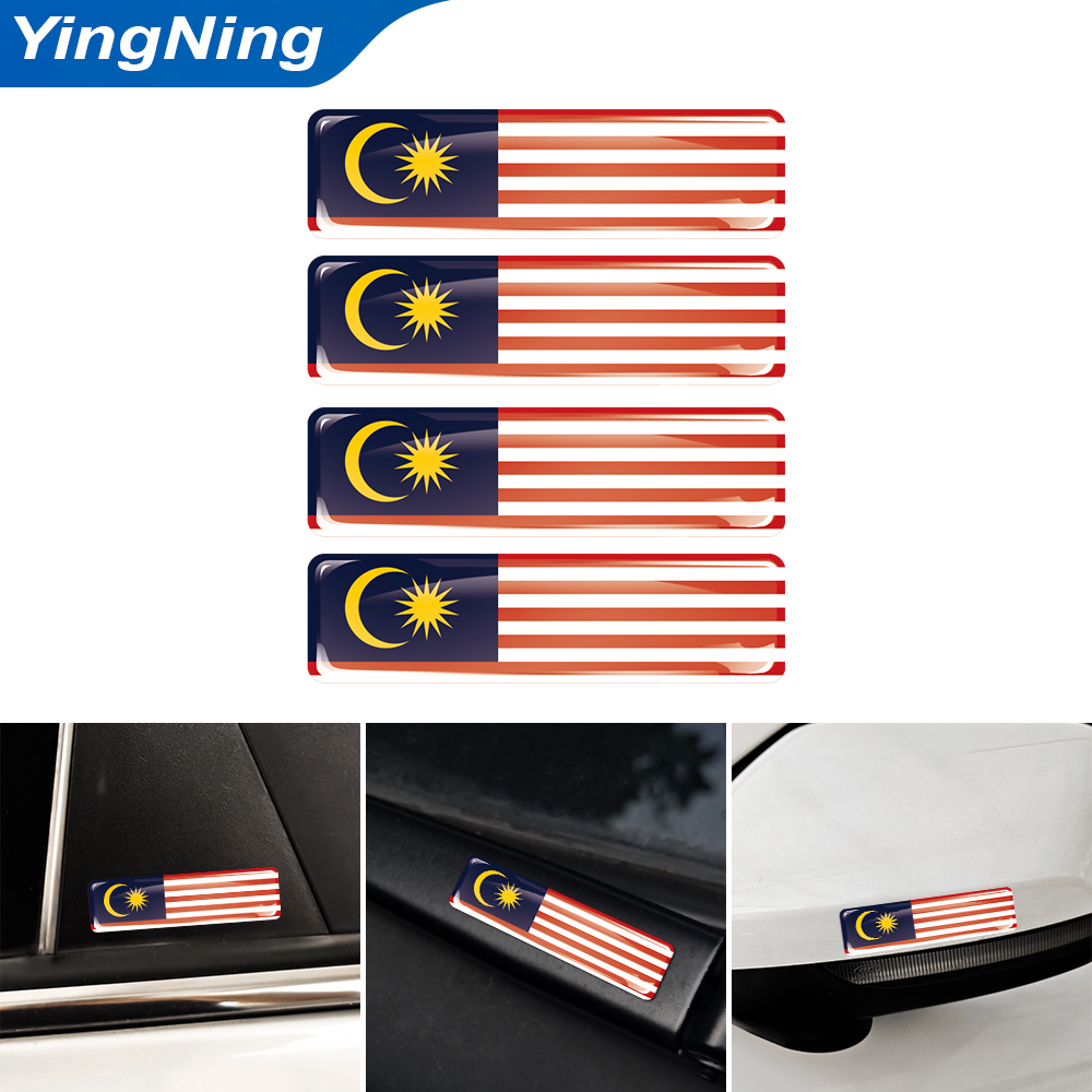 4PCS 3D Epoxy Domed Sticker Ma - огляд і ціна Car Accessories Malaysia
