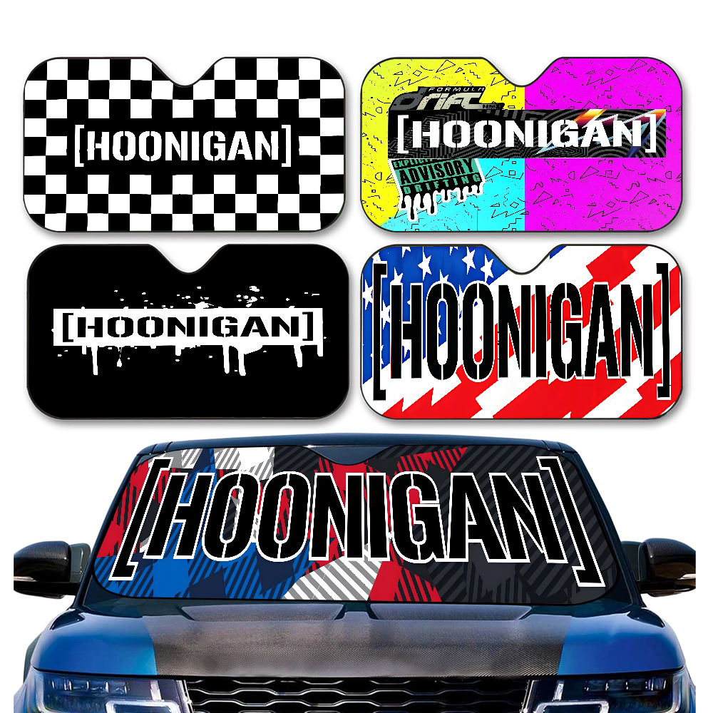 Hoonigan Driven By Passion Rac - огляд і ціна Automatic Car Sunshade