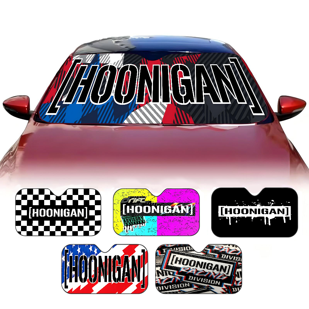Hoonigan Driven By Passion Rac - огляд і ціна Automatic Car Sunshade