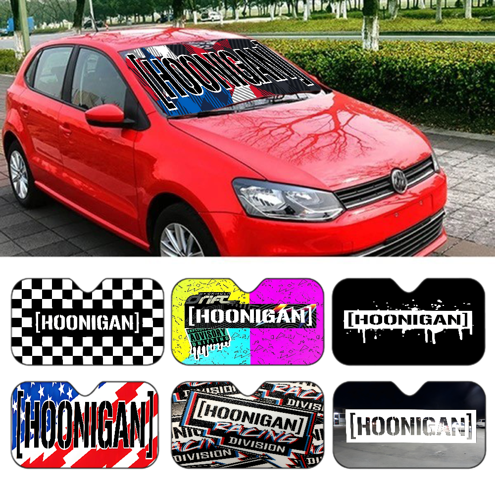 Hoonigan Driven By Passion Rac - огляд і ціна Automatic Car Sunshade