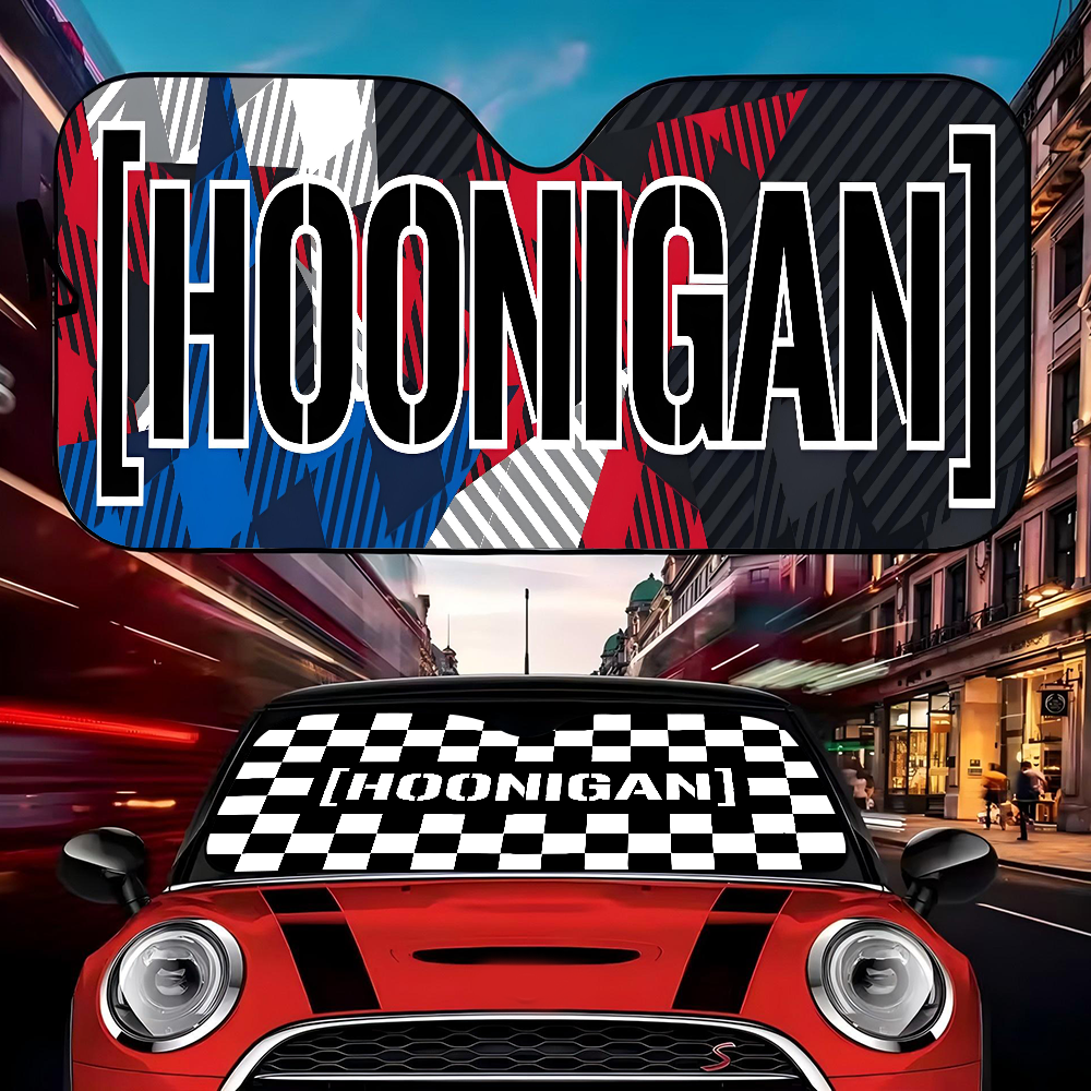Hoonigan Driven By Passion Rac - огляд і ціна Automatic Car Sunshade