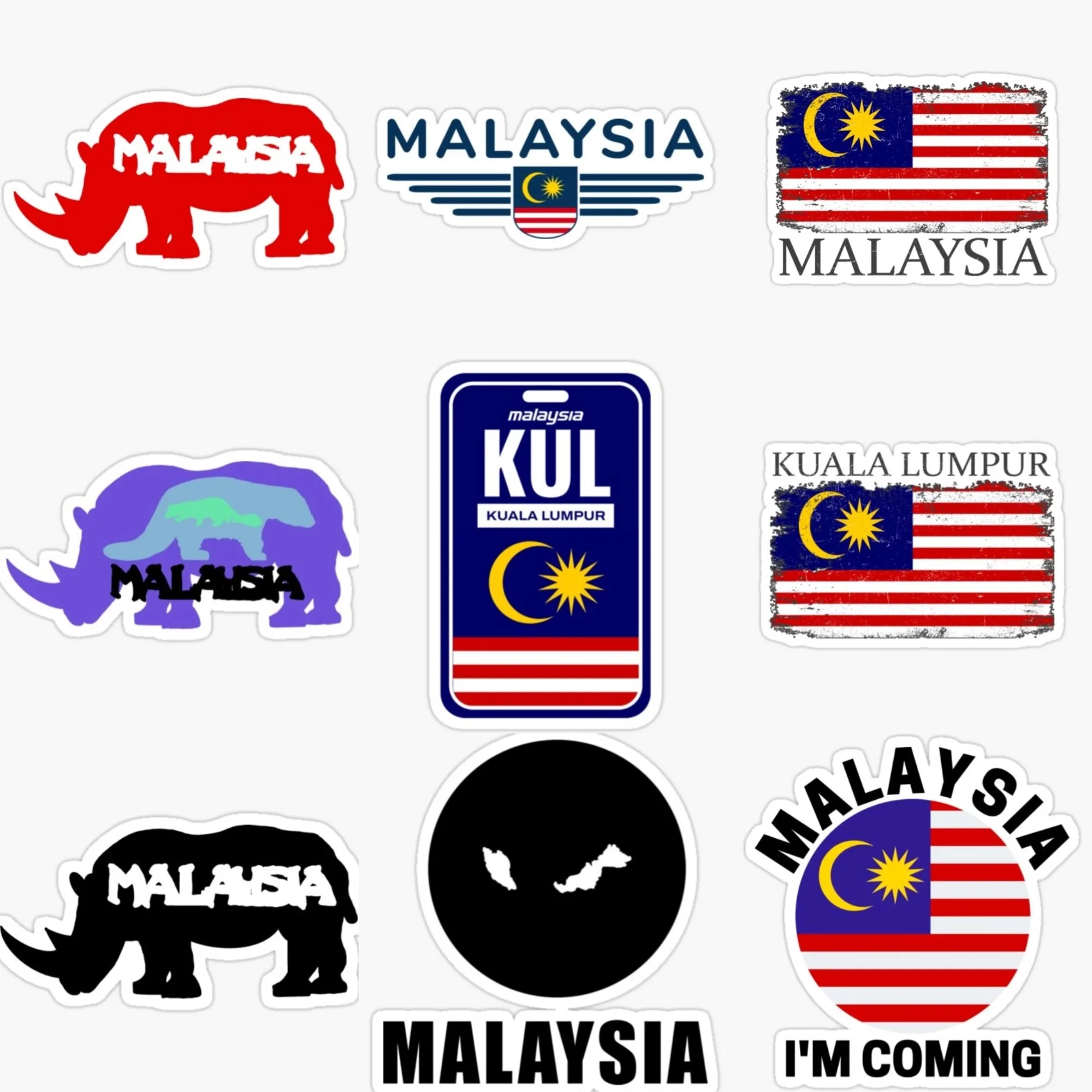 Malaysia KUL Flag Map Rhinocer - огляд і ціна Car Accessories Malaysia