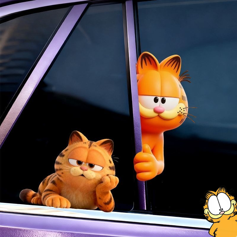 Garfield anime cartoon cute fu - огляд і ціна Car Accessories Cute