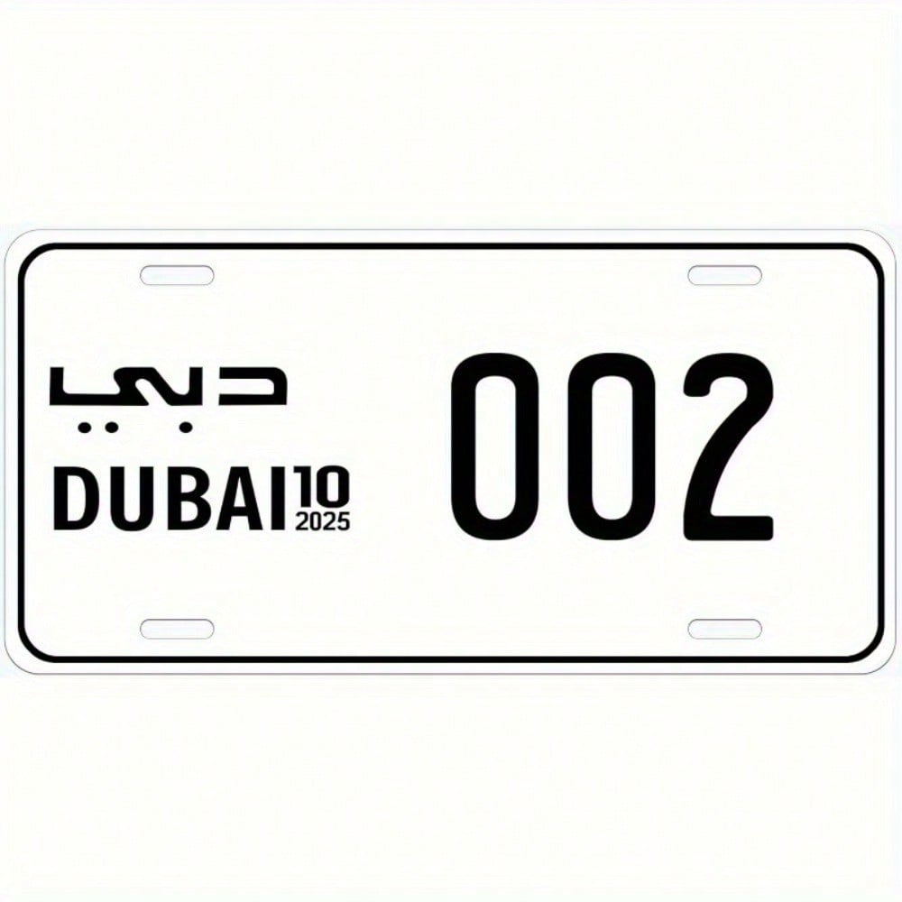 Custom Dubai 3D Metal License  - огляд і ціна Car Accessories In Dubai