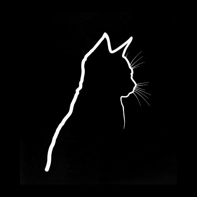 Creative Pet Kitten Silhouette - огляд і ціна Car Accessories Quotes