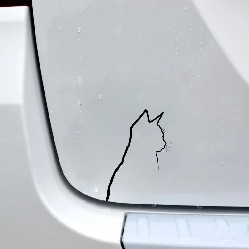 Creative Pet Kitten Silhouette - огляд і ціна Car Accessories Quotes
