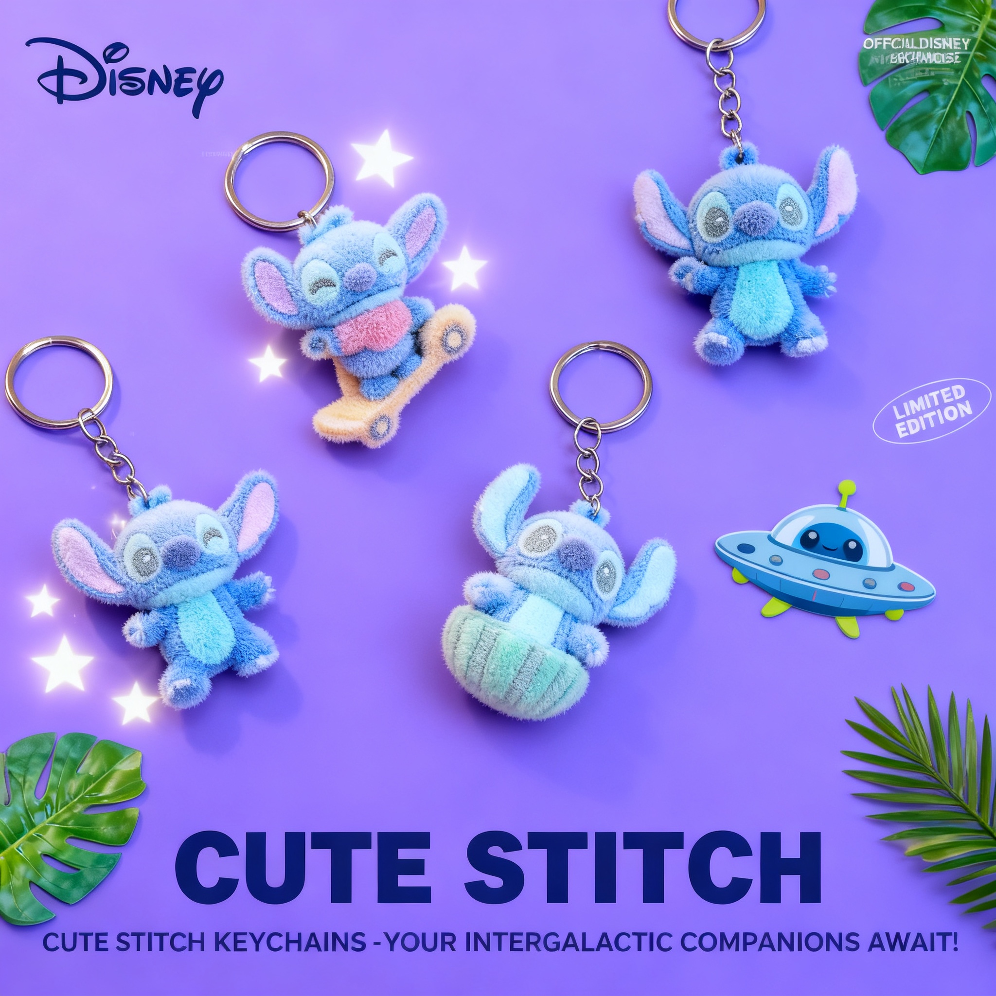 Disney Cartoon Stitch Plush Fl - огляд і ціна Car Accessories Cute