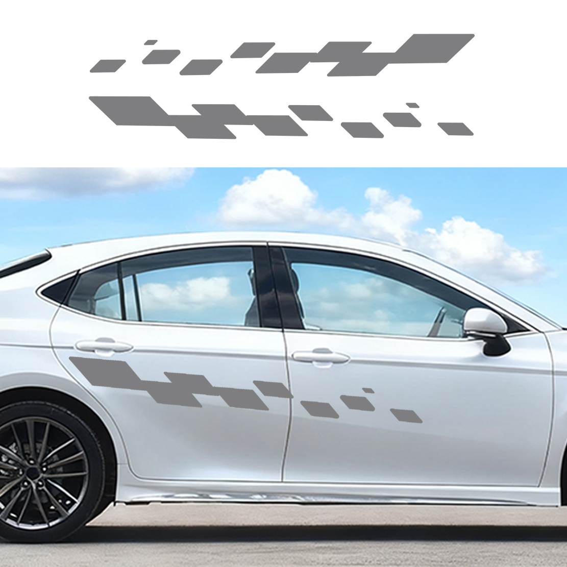 2pcs Car Door Decals Racing Ch - огляд і ціна Car Accessories Quotes