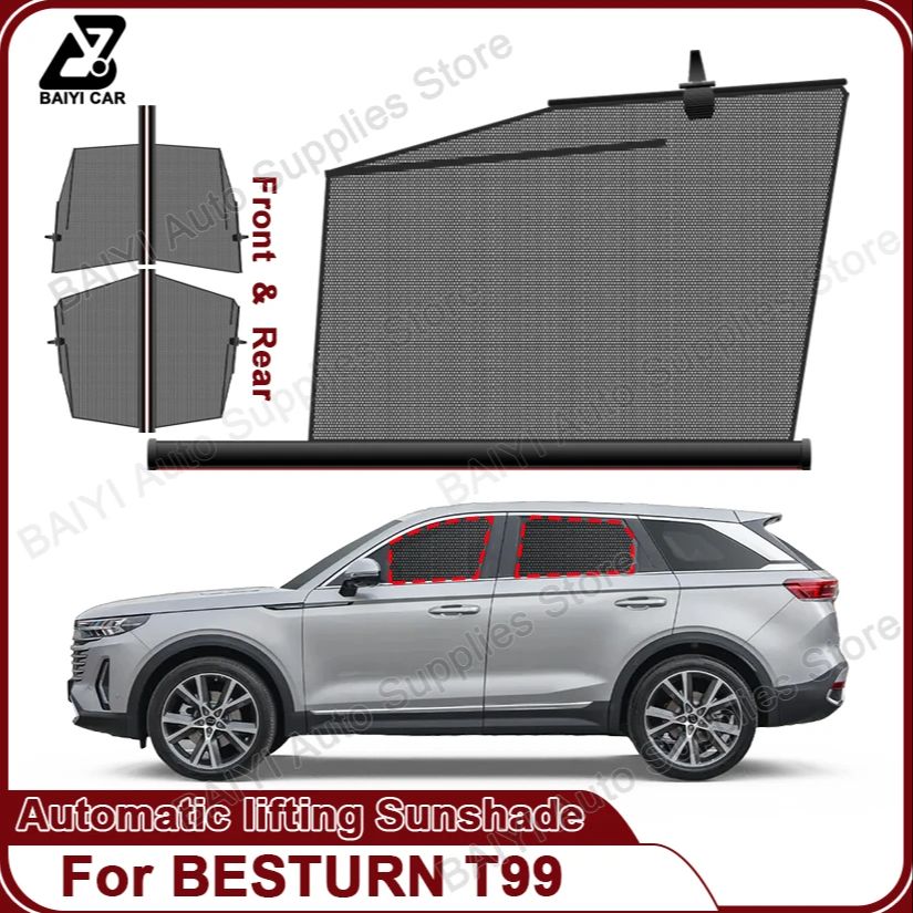 For BESTURN T99 car Side windo - огляд і ціна Automatic Car Sunshade